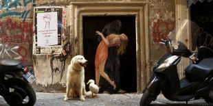 LA MORTE E LA FANCIULLA zilda naples street art