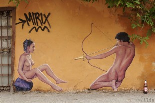 les mille et une nuits zilda street art Pasolini Roma