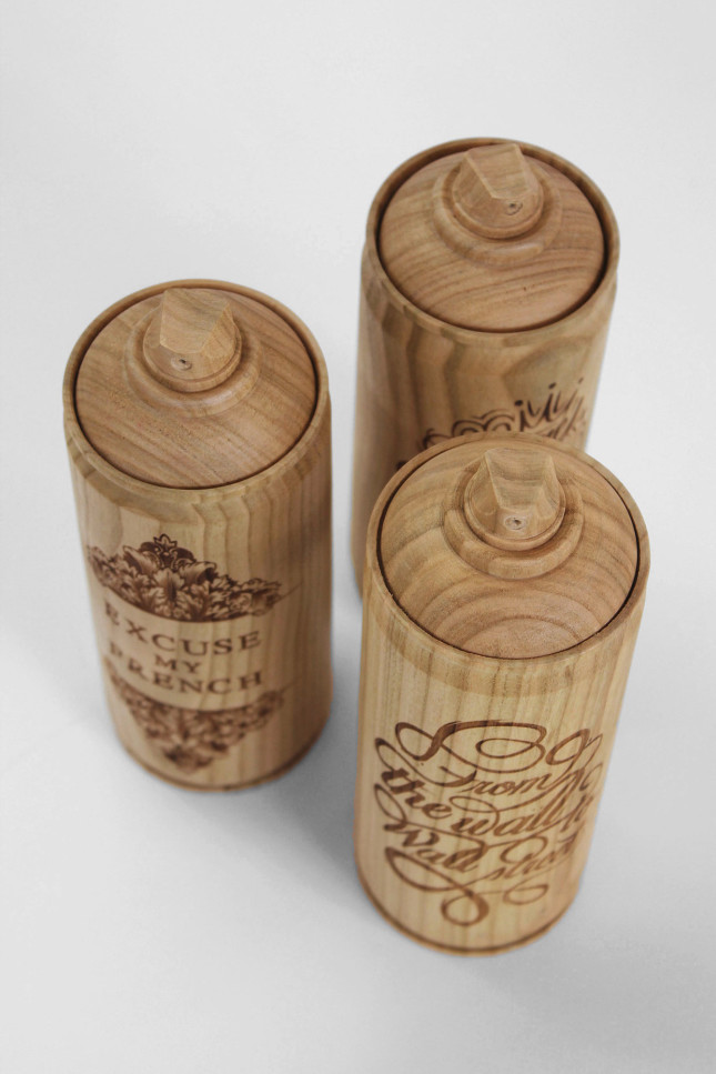 Wooden Spray cans Malet e Zics_3